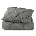 Tranquility Pinch Pleat Comforter with Matching Pillow Shams