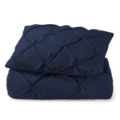 Tranquility Pinch Pleat Comforter with Matching Pillow Shams